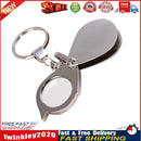 Portable 15X Folding Key Ring Magnifier Key Chain Magnifying Glass Loupe Newly