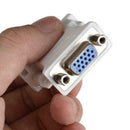 15 Pin VGA Female to DVI(24+1 Pin )Male Adapter Video J0Y4 Laptop F F0T2