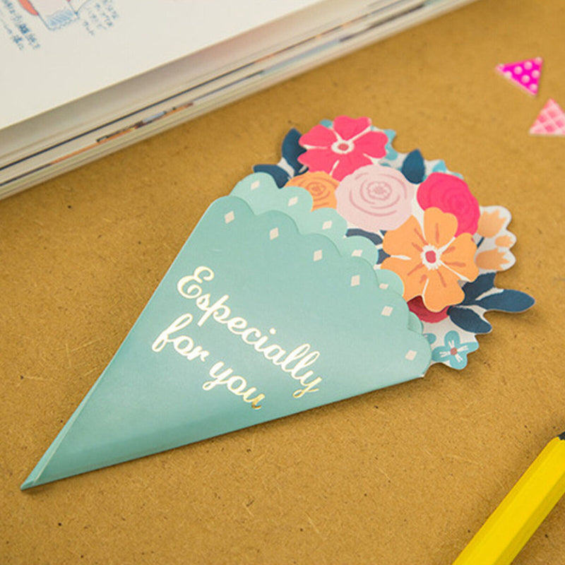 Bouquet Greeting Card, Thank You Note Cards, for Wedding, Birthday, Graduation