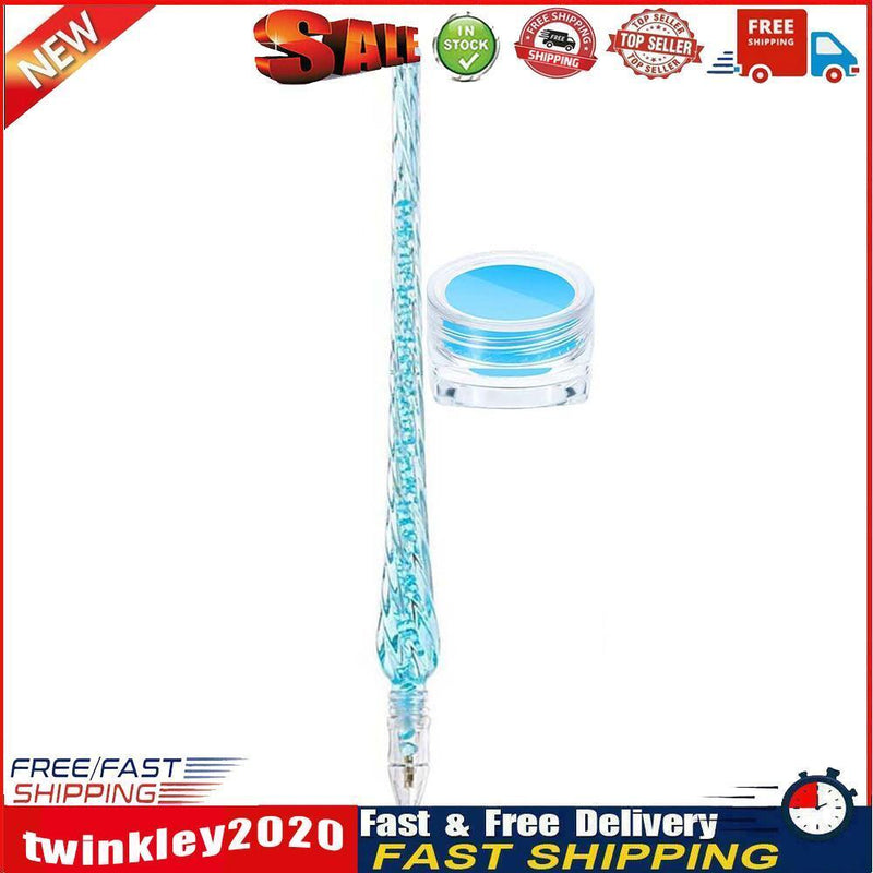 5D DIY Diamond Painting Pen Point Drill Pen Rhinestone Tool(Blue + Clay) Newly