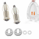 Installation Replacement Toilet Seat Hinges Bolts Fixing Screws Bathroom Nut