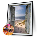 5D DIY Full Drill Diamond Painting Sea View Room Cross Stitch Embroidery