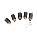 5pcs Acoustic Electric Guitar EQ Socket Plug 6.35mm Jack Stereo Output Socket