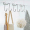 Magic Dual Over Door Hooks Storage Kitchen Cabinet Steel Hook Door L0E4