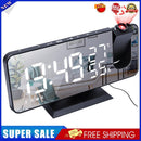 Digital FM Radio Projection Alarm Clock Smart LED Electric Desk Watch (A)