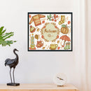 Cross-Stitch Kits Printed Canvas Autumn Embroidery DIY 14CT Stamp (J365)
