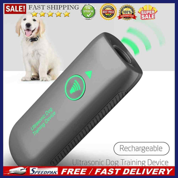 Ultrasonic Dog Repeller Handheld Anti Barking Device Equipment Trainer for Puppy
