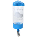 Pets Puppy Cat Hanging Drinking Bottle Water Feeder Metal Pipe Blue