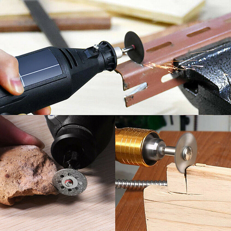 60pcs Diamond Cutting Grinding Wheels Discs Abrasive Electric Saw Blade Set