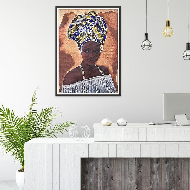 5D DIY Special Shaped Diamond Painting Woman Embroidery Mosaic Kits Wall Decor