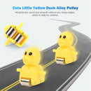 Duck Roller Coaster Track Toys Set with LED Lights / Music / On & Off Button