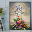 Diamond Painting DIY cross Full Round Drill Rhinestone
