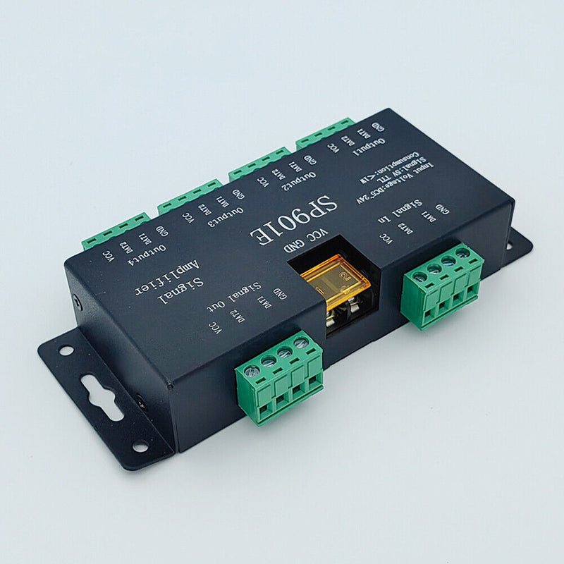 SP901E 4CH Group Signal Amplifier for DMX512 LED Pixel Strip Magic Module