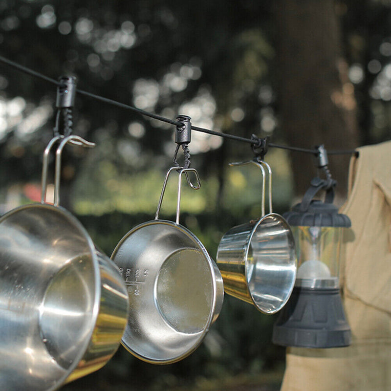 Outdoor Tent Rope Lanyard Portable Camping Anti-slip Binding Belt Clothesli