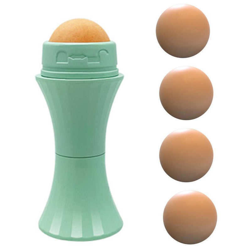 Oil Absorbing Volcanic Roller Ball 5pcs Reusable Facial Skin Care Tool