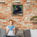 5D DIY Full Drill Diamond Painting Black Bear Embroidery Mosaic Handicraft Kit