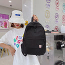 Women Preppy Style Solid Color Shoulder Bag Students Large Capacity Knapsacks
