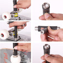 T-Type Skateboard Tool Socket Wrench Kick Scooter Tensioner Hand Tools Black