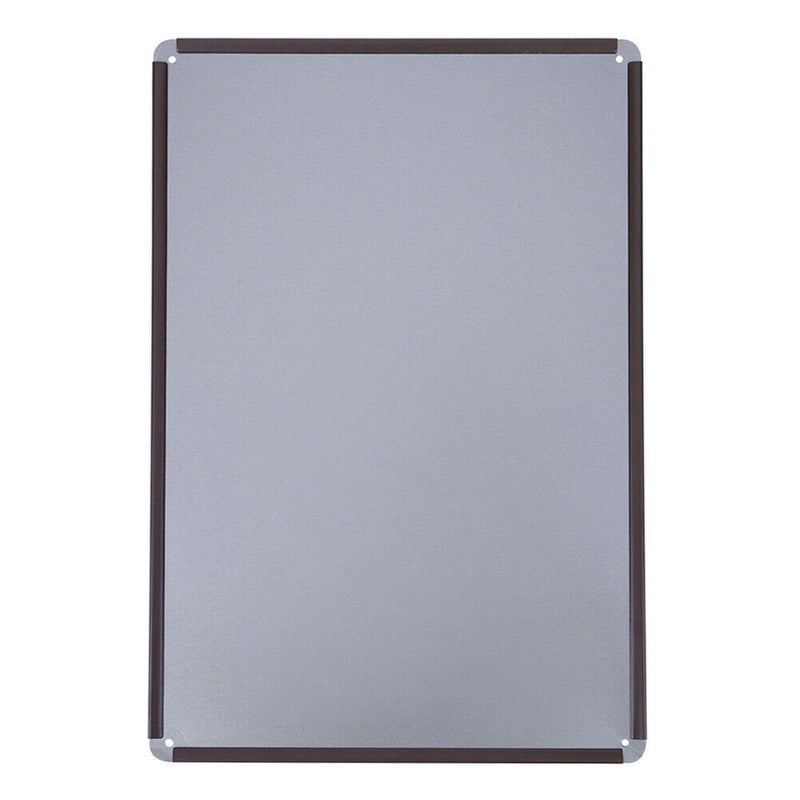 Person Sheet Metal Drawing Metal Painting Tin Wall Home Poster Bedroom Sign