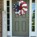 Patriotic Independence Wreath For Front Door Fourth of Wreath Decor July L3B0