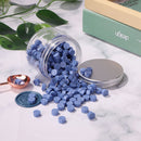 200pcs Octagon Sealing Wax Blue Wax Beads for Envelope Invitation DIY (F)