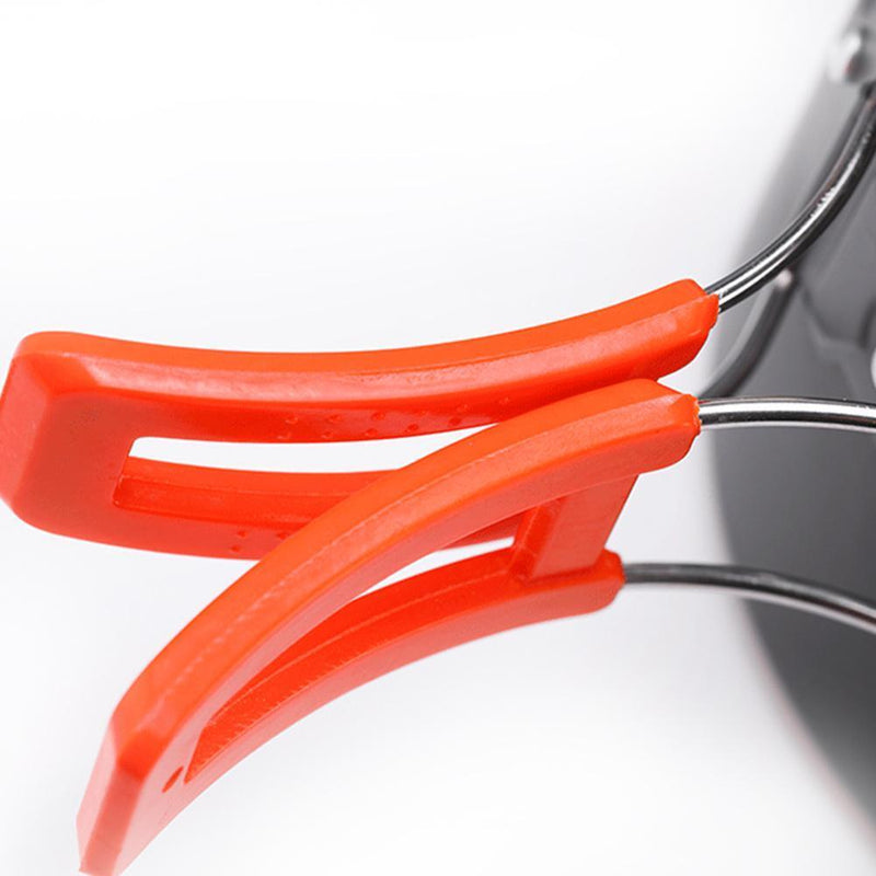 Ultra-Light Outdoor Camping Cookware Water Kettle Pan Set Alumina (Orange) Newly