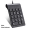 Digital Keyboard Numeric Keypad Number Pad Wired For Laptop PC Notebook Desktop