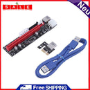 4pin 6pin SATA Power PCI Express 1X to 16X Extender Risercard for Mining