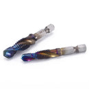 6x Screw Machine Hex Shank Thread Metric Compound Tap Drill Bits (Short) Newly