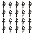 20pcs Fishing Bait Impact Shield Hooks Clips Rig Holder Fishing Tools