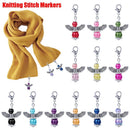 Locking Stitch Markers Crochet Stitch Lock Angel Knitting Stitch Markers