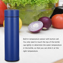 500ml Double-Layer Intelligent Temperature Insulation Water Bottle (Blue) Newly
