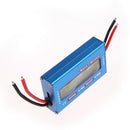 Digital LCD Watt Meter Power Volt Ammeter Amp Meter Solar Wind Analyzer 12V 24V