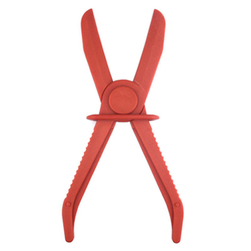 3pcs Fuel Water Line Hose Clamps Pinch Off Pliers Free Hands Tools (Red) Newly