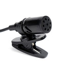 3.5mm Jack Clip-On Lapel Microphone Recording Teaching Lavalier Condenser Mic
