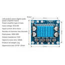 HD Amplifier Board 100db Snr Mp3 Amplifier Module 30w+30w Overvoltage Prote