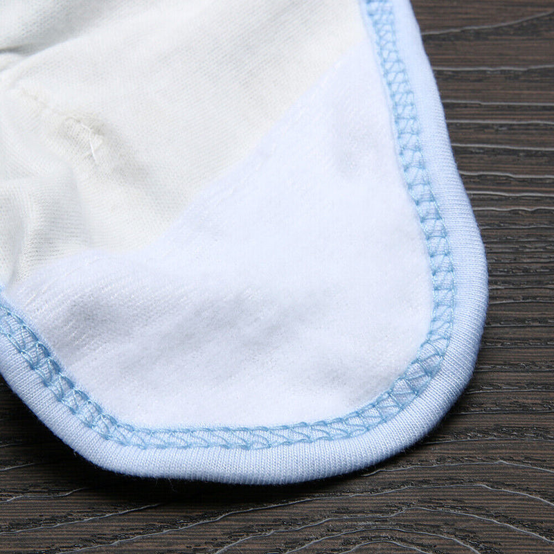 Baby Infants Breathable Soft Cotton Diaper Pants Reusable Nappy (Footprint)