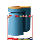 Toothbrush Holder Wall Mounted Adhesive Toothpaste Stand for Shower (Blue) Newly