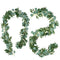 200CM Artificial Eucalyptus Garland Hanging Rattan Greenery Home Decor W6T2