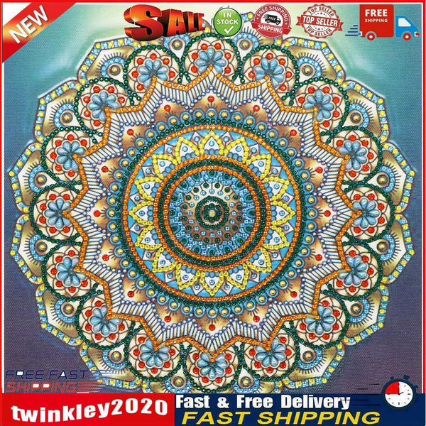 5D DIY Special Shaped Diamond Painting Mandala Cross Stitch Kits (KY005) Newly