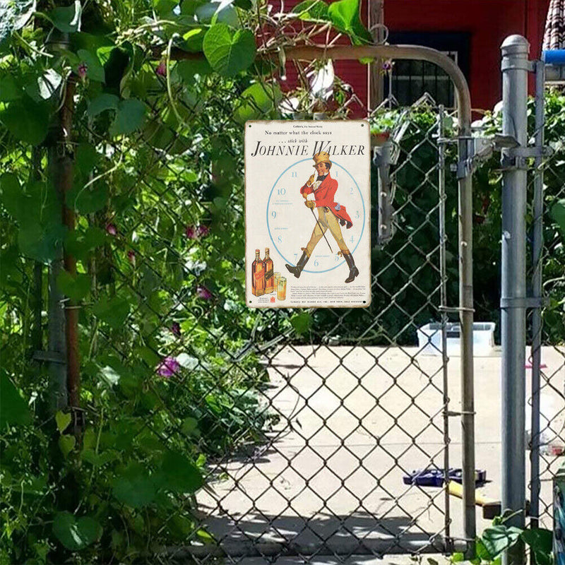 20x30cm People Retro Tin Painting Rectangular Metal Wall Signs Decor (1) Newly