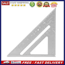 7 inch Triangle Ruler Angle Protractor Woodworking Measurement Tool Layout Ga