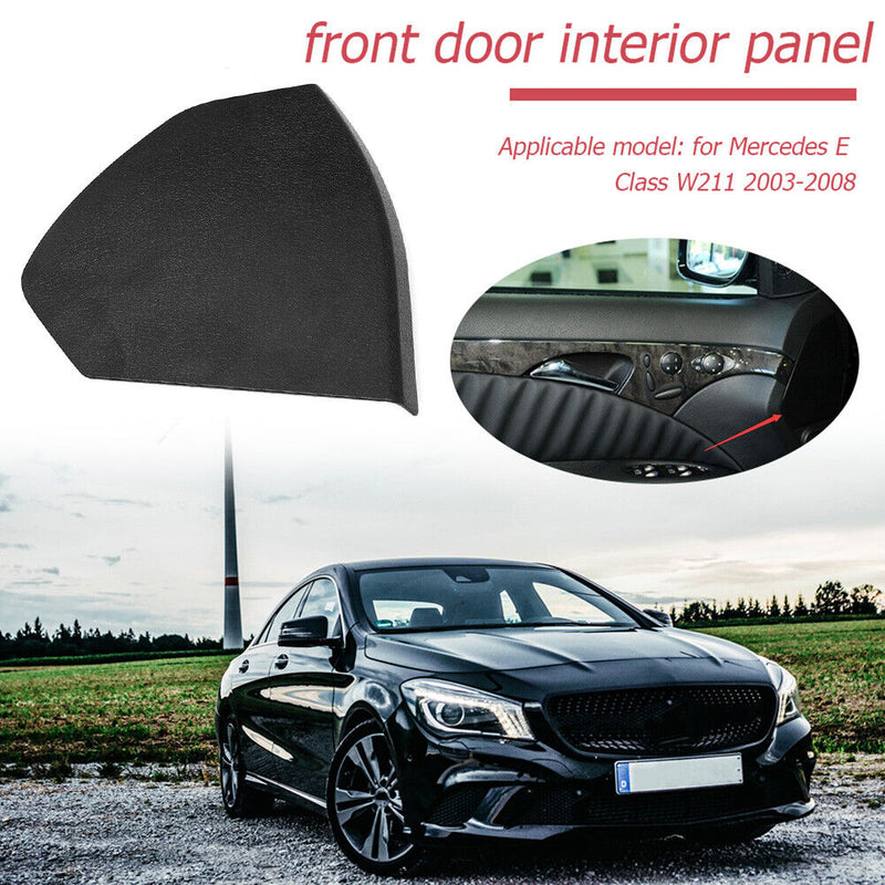 Car Left Front Door Cover Trim Shell for Benz E Class W211 03-08 (Black) Newly