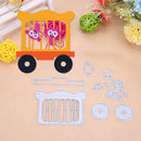 One Set DIY Zoo Metal Cutting Dies Scrapbook Emboss Stencils(MS253)-200959.