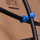 10pcs Bicycle Brake Gear Cable S Style Clips Hose Guide Line Hook (Blue) Newly