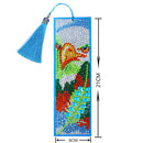Special Shape Drill Bookmark Rhinestone Diamond Painting Craft Book Lover Gif