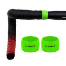 2pcs Bike Handlebar Tape Ring Anti-Skid Bicycle Handle Strap Sleeve (Green)