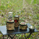 Camping Gas Tank Bag LPG Fuel Can Protective Sleeve MOLLE Tissue Bags (B) Newly