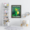 Oil Paint by Numbers Crocodile Canvas Artwork Living Room Picture Decoration Kit