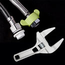 Multifunction Adjustable Wrench Aluminium Alloy Water Pipe Open Spanner (A)